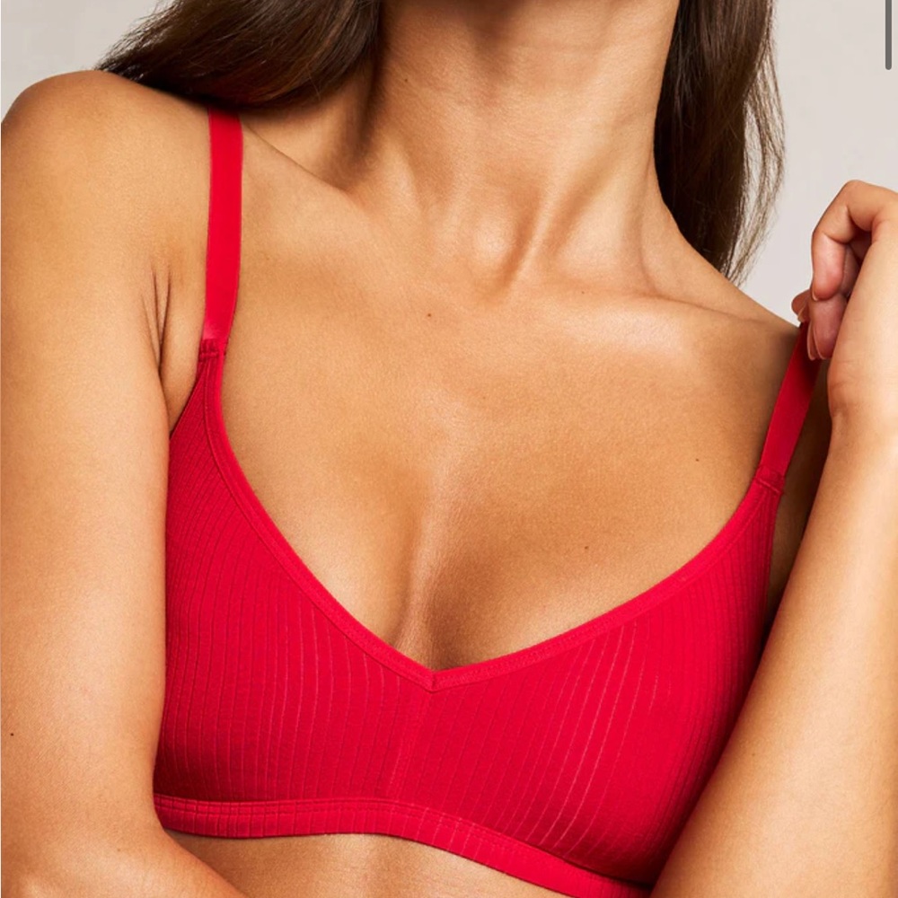Negative Whipped Non-Wire Bra Cerise Size 2